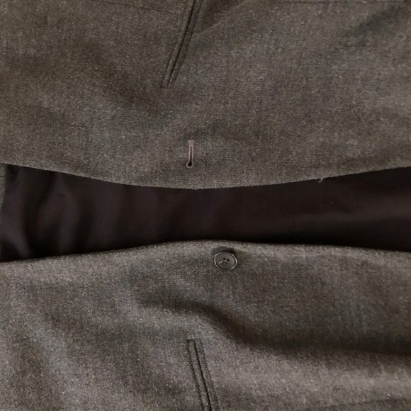 Trouve Faux Leather Sleeve Blazer - Picture 6 of 8